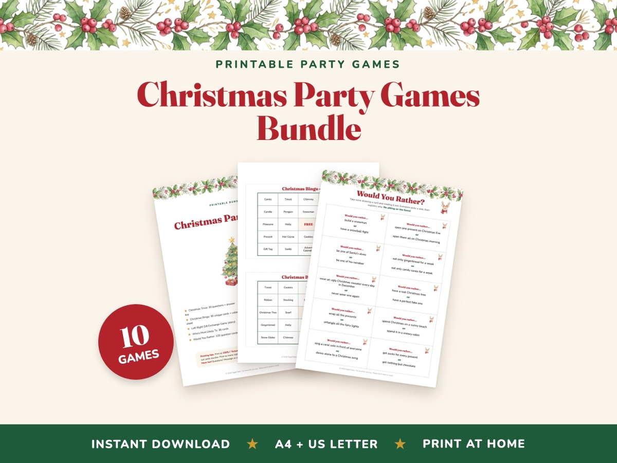 Christmas Party Games Bundle